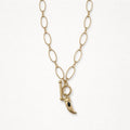 Collana regolabile cornetto