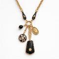 Collana regolabile pendente nero
