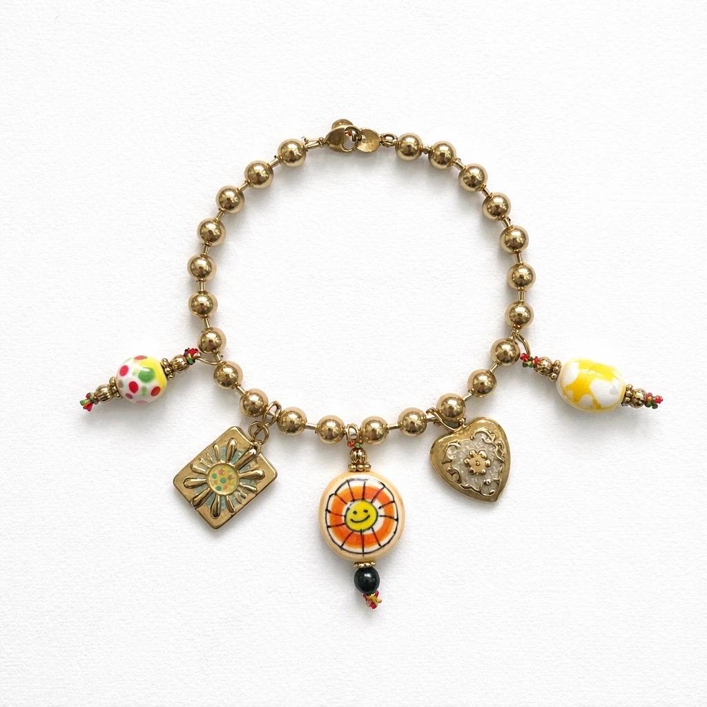 Bracciale regolabile charms