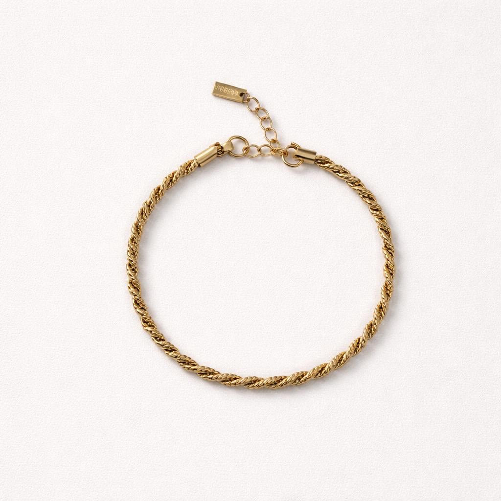 Bracciale regolabile intreccio fino