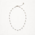 Collana perle fiume acciaio