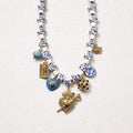 Collana regolabile acciaio charms
