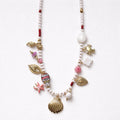 Collana regolabile acciaio conchiglia