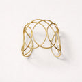Bracciale rigido acciaio intreccio
