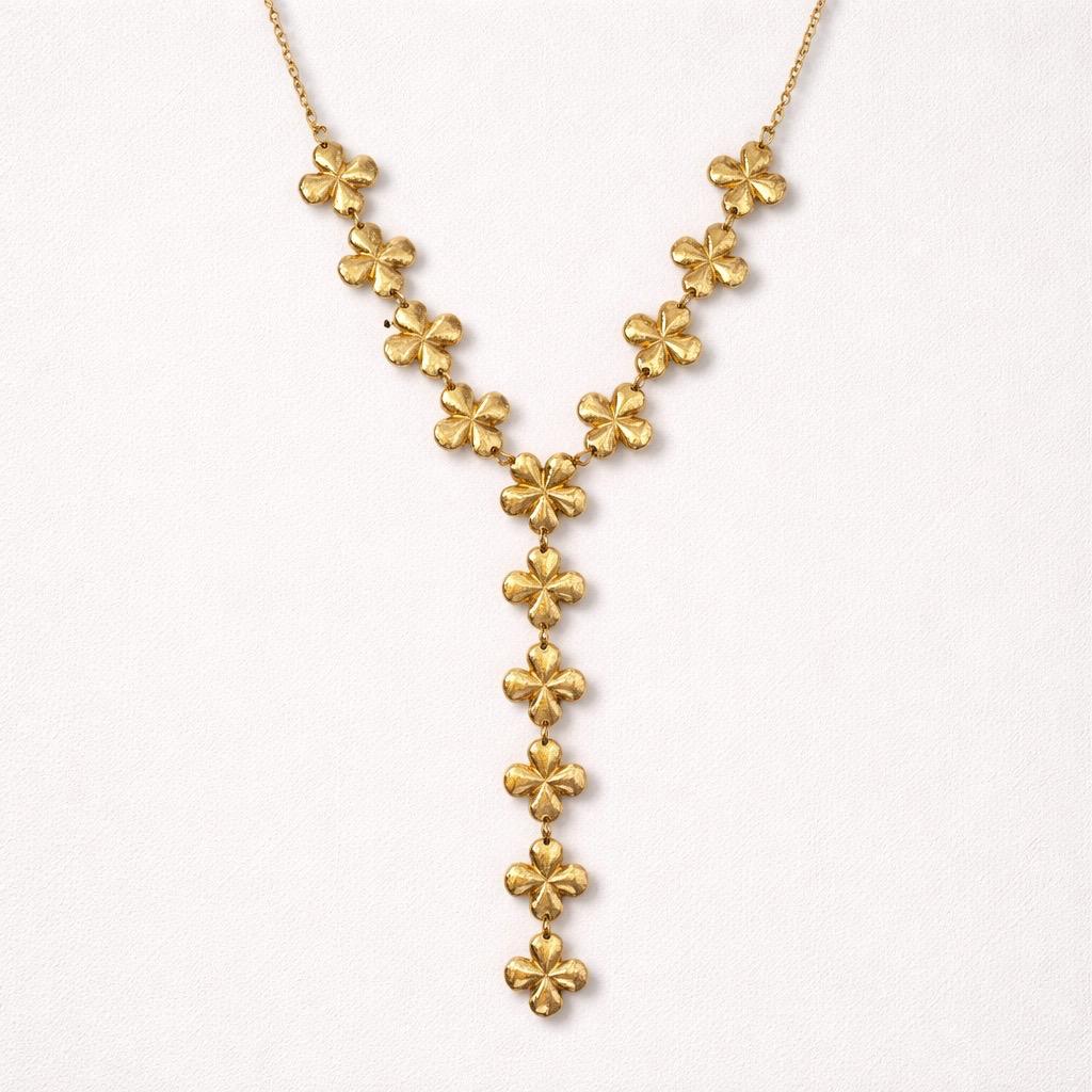 Collana regolabile fiori