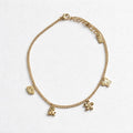 Cavigliera acciaio charms