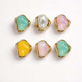 Anello acciaio resina colorata