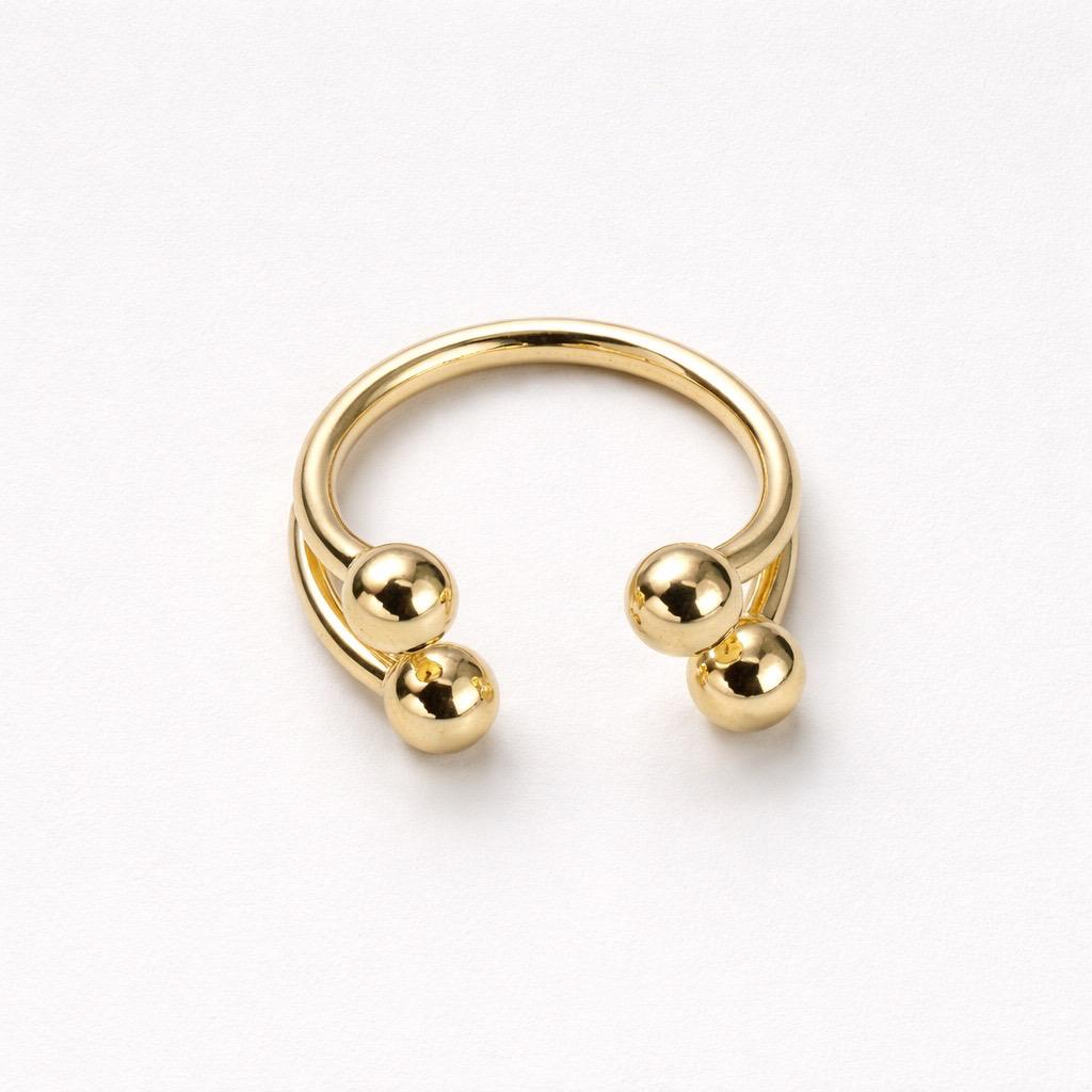 Anello acciaio palline