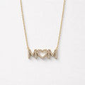 Collana regolabile acciaio strass MOM