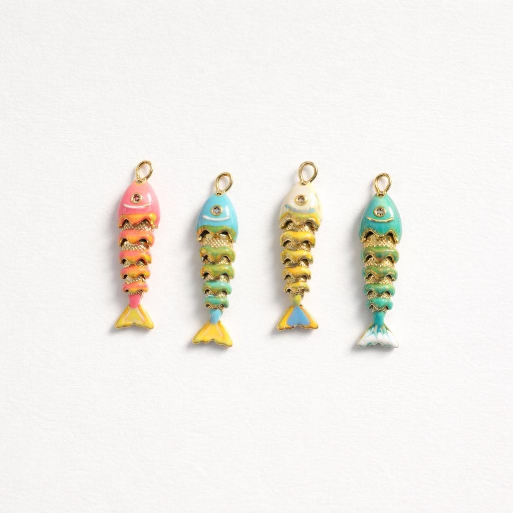 Ciondolo pesce acciaio 4cm