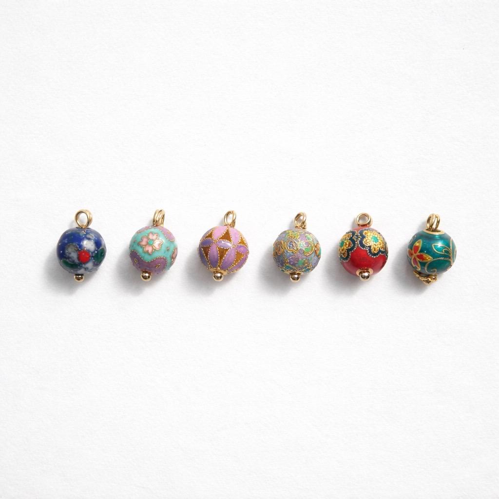 Ciondolo palline (6pz assortiti)