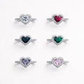 Anello metallo cuore