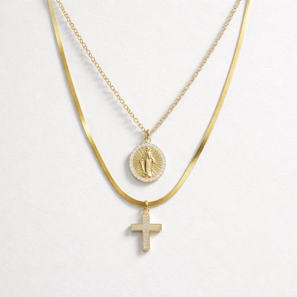 Collana regolabile acciaio