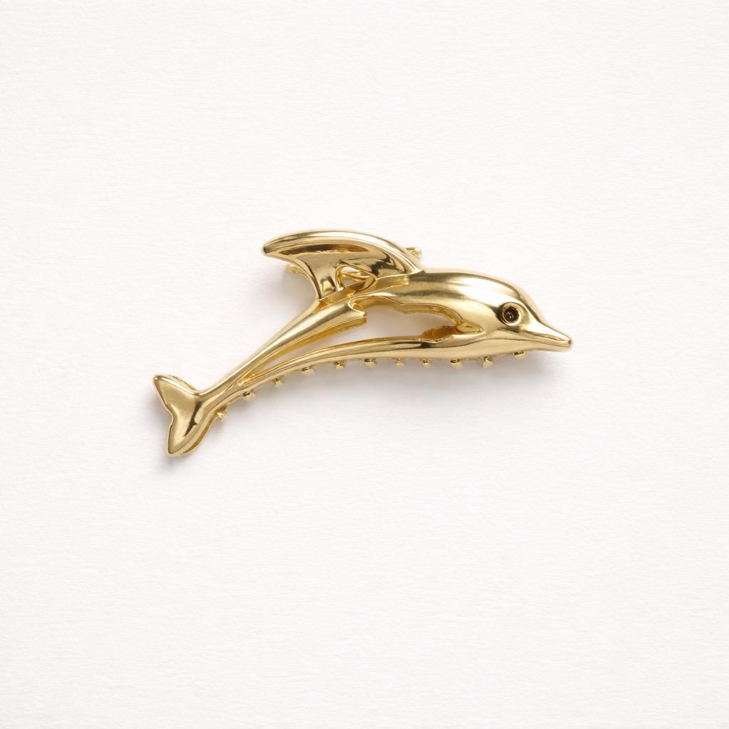 Pinza fermacapelli metallo delfino 5.5cm