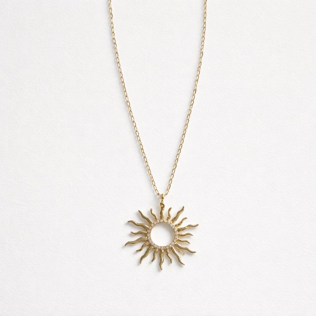 Collana regolabile sole