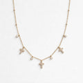 Collana regolabile crocette