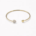 Bracciale rigido acciaio cuori