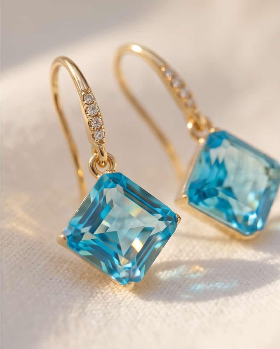 Orecchini cerchi acciaio strass cubetto cristal