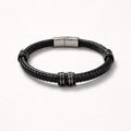 Uomo bracciale acciaio satinato