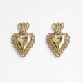 Orecchini lobo cuore sacro 3cm