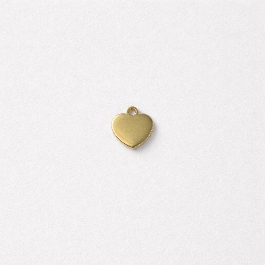 Ciondolo acciaio cuore 1cm (anellino incluso)