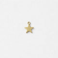 Ciondolo acciaio stella 1cm (anellino incluso)