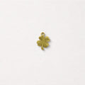 Ciondolo acciaio quadrifoglio 1cm (anellino incluso)