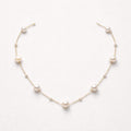 Collana perle acciaio