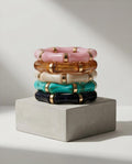 Bracciale elastico resina bamboo