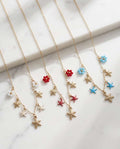 Collana regolabile acciaio stelle marine