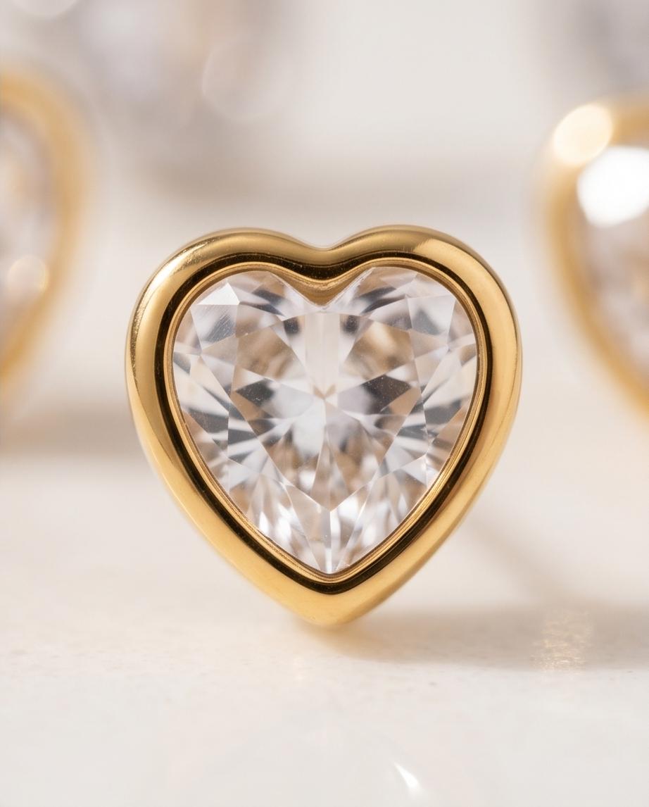 Espositore Prendi e Vendi acciaio punti luce cuore 4/5/6mm