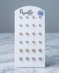 Espositore Prendi e Vendi acciaio punti luce cuore 4/5/6mm