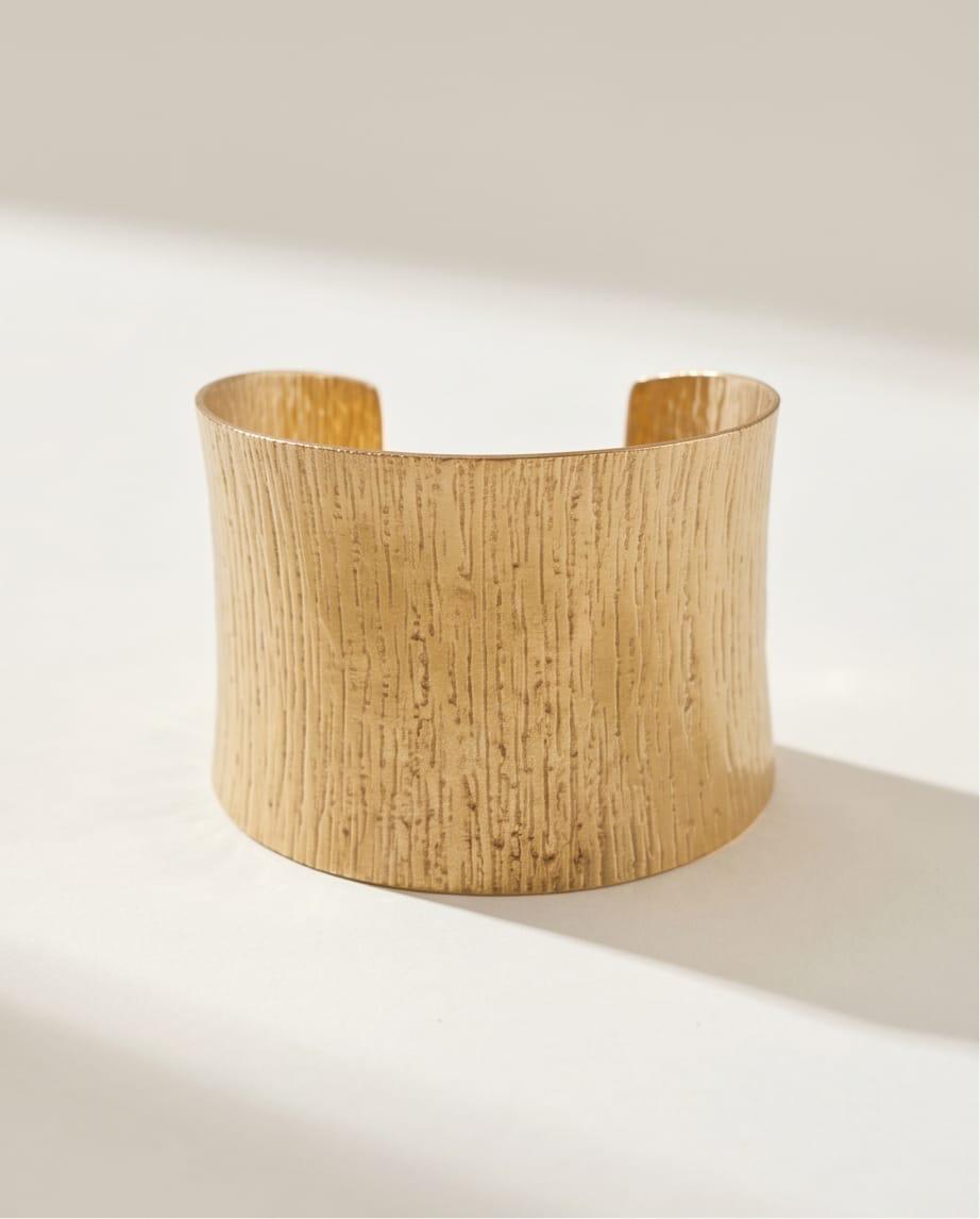 Bracciale rigido acciaio zigrinato 5cm