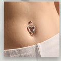 Ombelico piercing acciaio