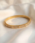 Bracciale rigido acciaio punti luce