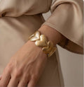 Bracciale rigido acciaio 8 cuori
