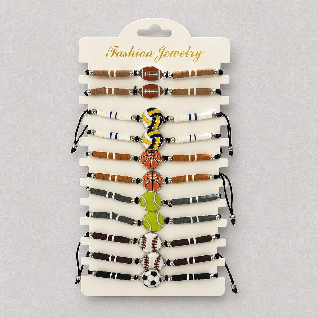 Espositore Prendi e Vendi metallo 12 bracciali stoffa vetro