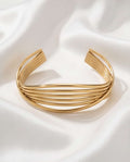 Bracciale rigido acciaio intrecciato