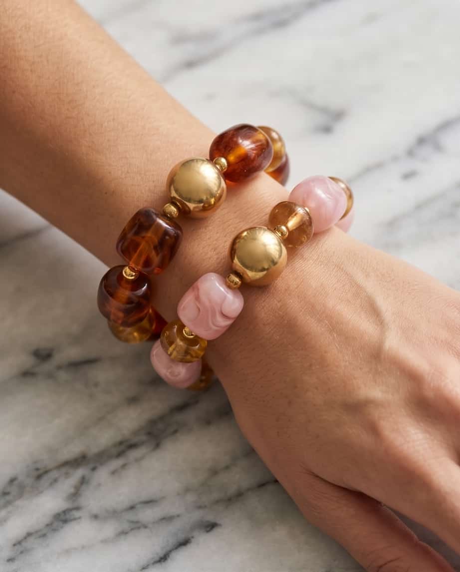 Bracciale elastico resina