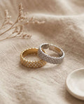 Anello acciaio fedina strass