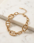 Bracciale regolabile acciaio catena
