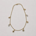 Cavigliera acciaio charms