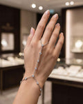 Bracciale regolabile acciaio baciamano