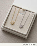 Collana regolabile acciaio sole strass 1.5cm