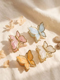 Pinza fermacapelli farfalle 7cm 6pz assortiti
