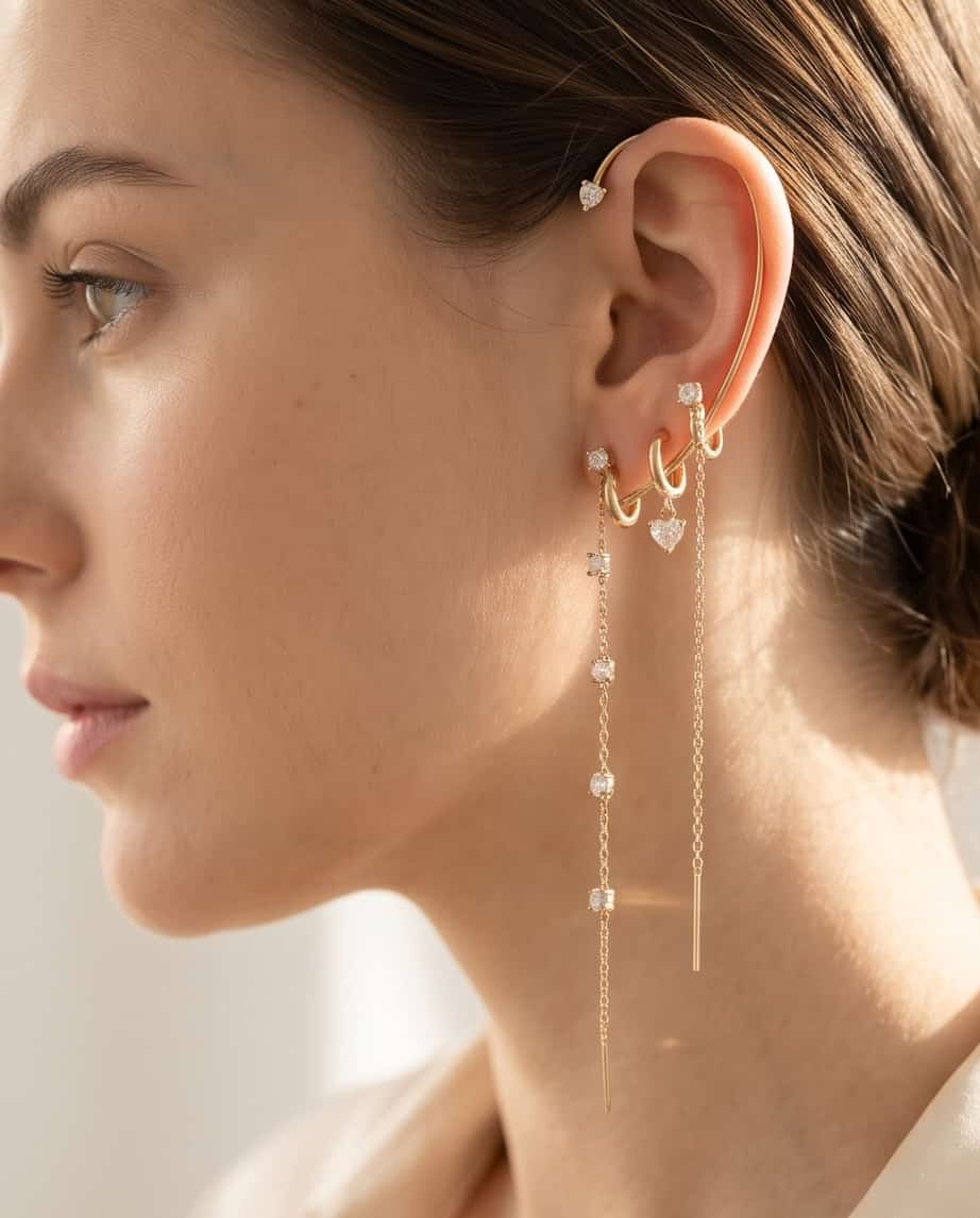 Ear Cuff acciaio