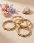 Bracciale elastico acciaio pietrine