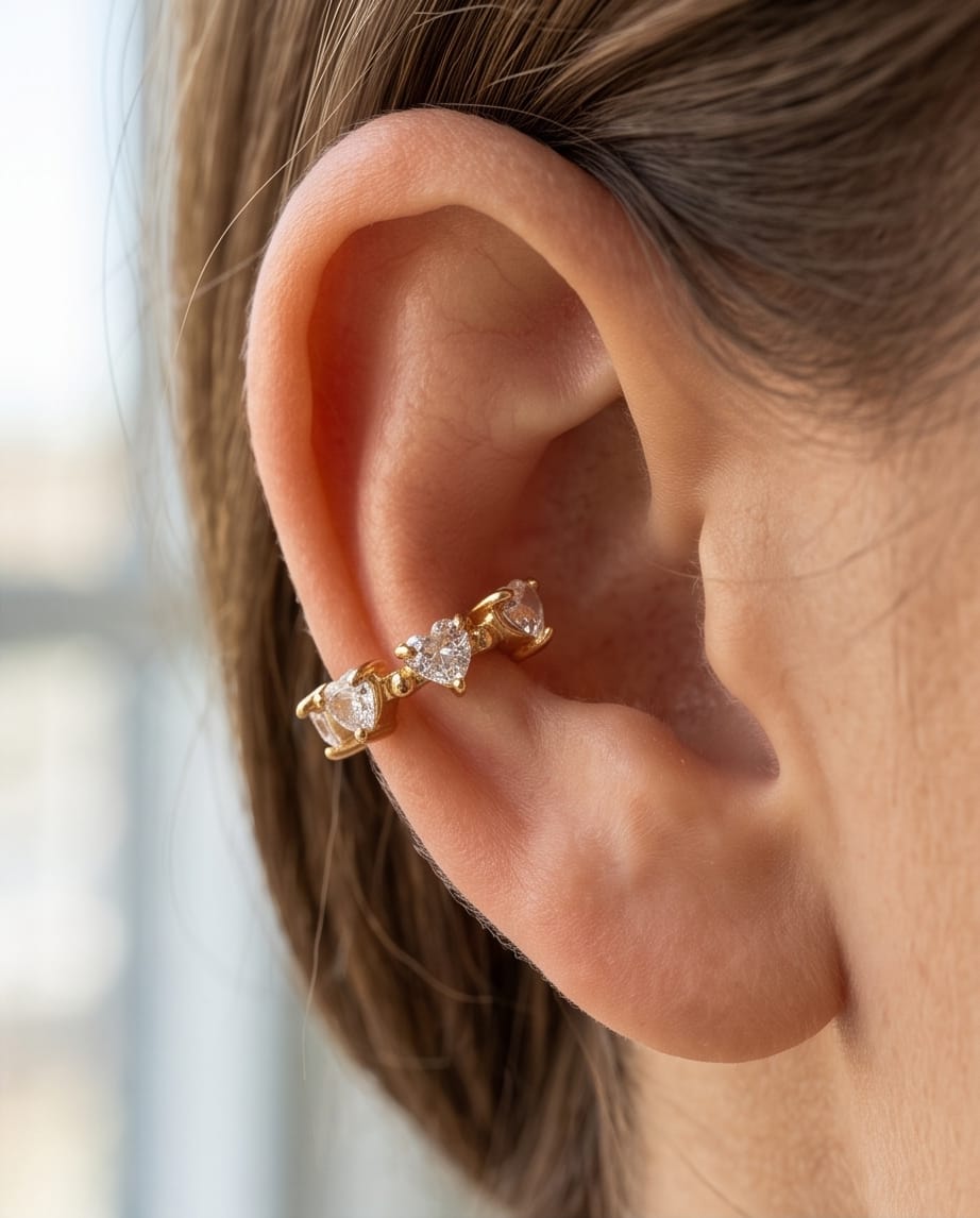 Ear Cuff acciaio
