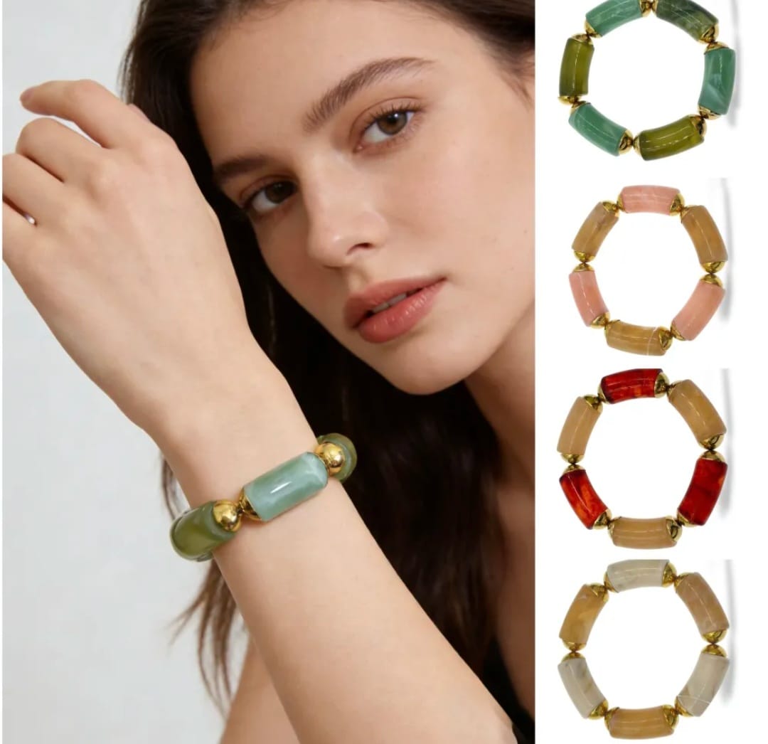 Bracciale elastico resina
