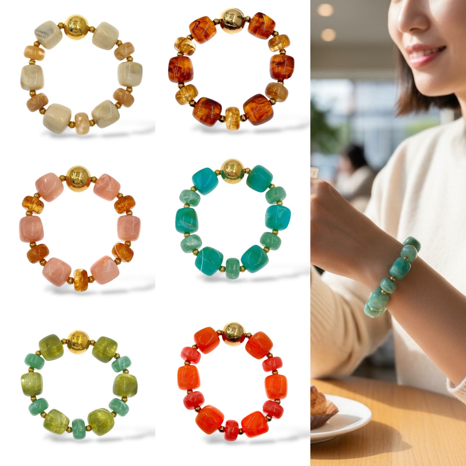 Bracciale elastico resina